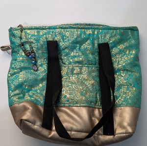 Riri  Metallic Embellished Tote bag